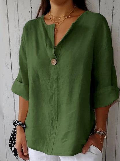 JESSA™ | CASUAL V-NECK BLOUSE