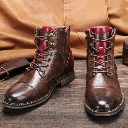 AARON™ | HANDMADE OXFORD BOOTS MADE FROM PREMIUM VEGAN LEATHER