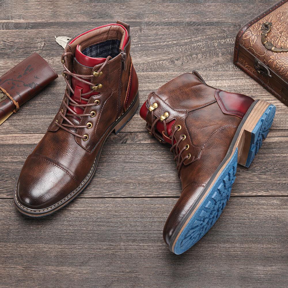 AARON™ | HANDMADE OXFORD BOOTS MADE FROM PREMIUM VEGAN LEATHER